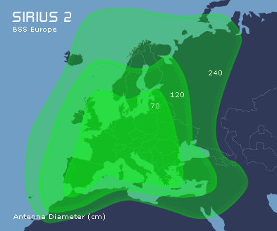 Карта покрытия Sirius2